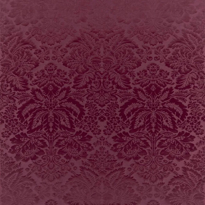 Ralph Lauren Fabric Tarleton Damask Burgundy